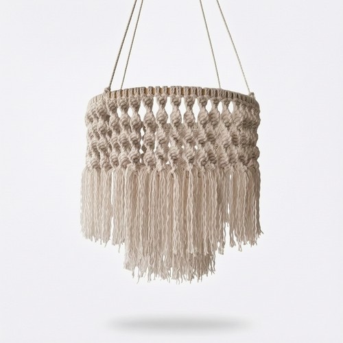 Pendant lampshade with fringe - pendant,