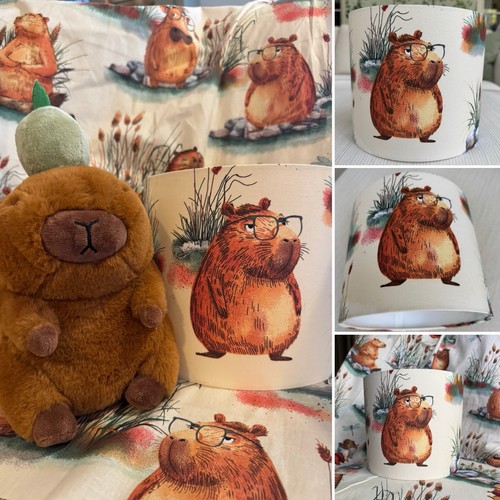 Capybara children lampshade - capybara,