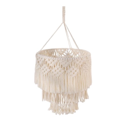 Macrame ceiling lamp shade - ceiling,
