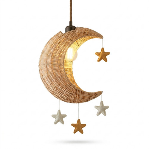Rattan moon stars - rattan,