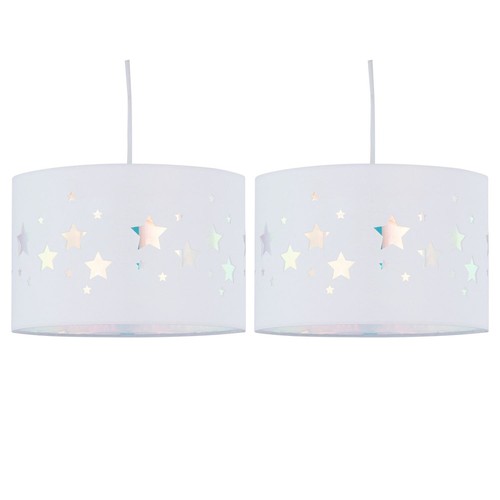 Set white stars - set, of