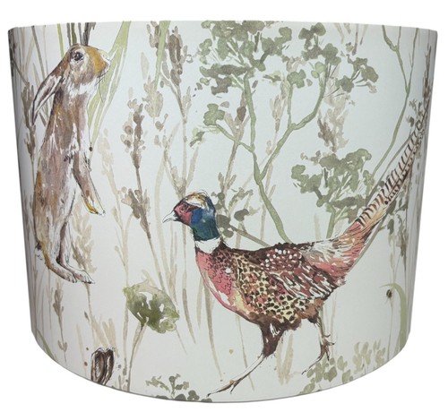 Pheasant hare lampshade - pheasant, –