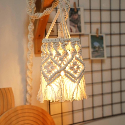 Handmade woven lampshade - handmade,