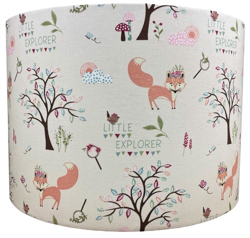Woodland fox lampshade ceiling - lampshade,