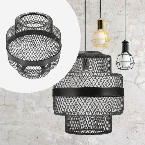 Black hollow pendant - black,
